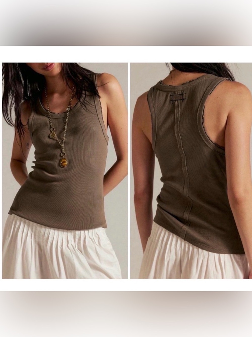 Free People Rowan Lace Trim Tank